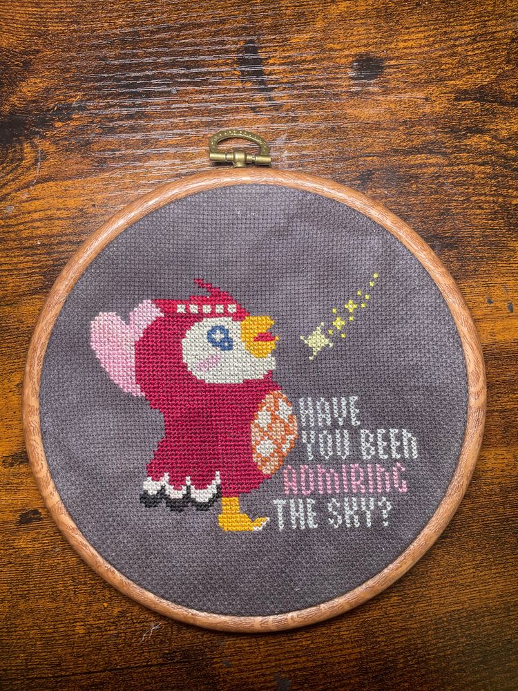 Animal Crossing Celeste Cross Stitch